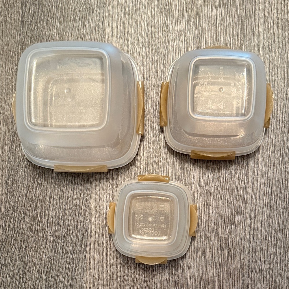 Gold Food Storage Container Set - Picture 5 of 5